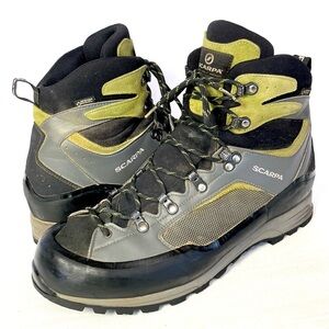 Scarpa R-Evolution Trek GTX Boots Mens 13 Vibram Hiking Waterproof Black